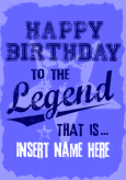 Birthday Legend