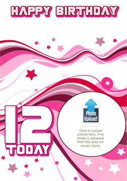 12 Today Pink Card 12 Today Pink