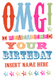 I Remembered!