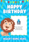 Kids Birthday Lion