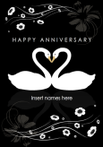 Anniversary Swans
