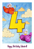 4th brithday card