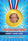 Congratulations Medal