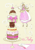Birthday Fairy and Cake