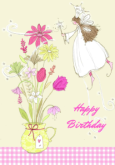 Birthday Fairy and Flowers