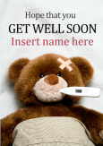 Get Well Soon Poorly Bear