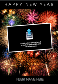Fireworks Photo card