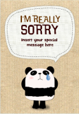 Sorry Panda