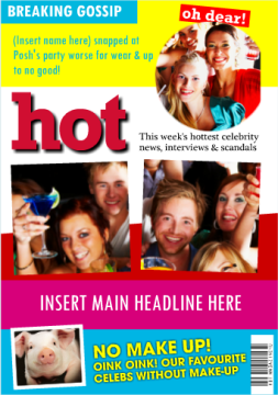 "Hot" Magazine Card "Hot" Magazine